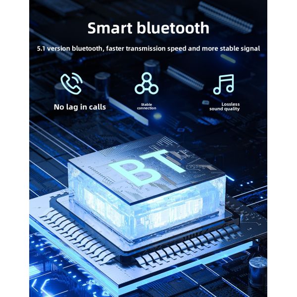 Creatall Single-Disc In-Car MP3 Player with Smart for Bluetooth Multimedia CD/VCD/DVD Card Slot USB Connection Radio
