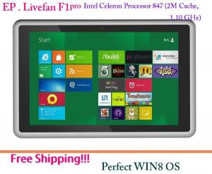 China Livefan F1 pro 64-bit Tablet PC Win8 OS Intel Celeron Processor 847 Dual Core 4G RAM  on sale