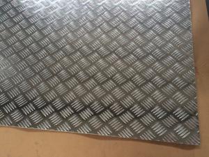 China Silver Effect Embossed Aluminium Sheet 24 X 24 4x4 5052 5005 H32 Aluminium Chequered Plate factory