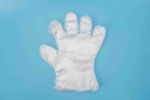 China Food Preparation Disposable Plastic Gloves Oil Proof Tear-Resistance PE Gloves factory
