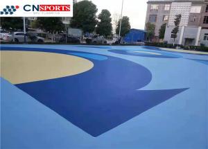 China All Weather SPU Flooring , Waterproof Synthetic Basketball Court Flooring on sale