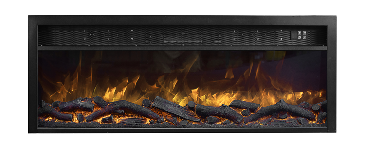 47inch Built-In Wall Mount Fireplace Bluetooth Speakers 5 Muilti-Colors Fire
