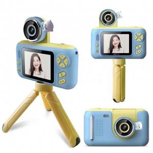 China 180 Degree Kids Digital Cameras Blue 10.4x5.4x3.6cm Waterproof factory