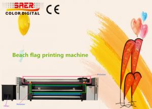 China Dual CMYK Sublimation Printer Custom Full Color Digital Flag Printing Machine on sale