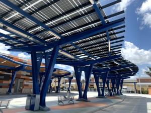 China Canopy BIPV Photovoltaic Dual Glass Solar Panels T5 Aluminum Frame factory