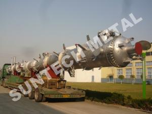 China Nickel Alloy C-59 Distillation Tower / Column for Butyl Alcohol factory