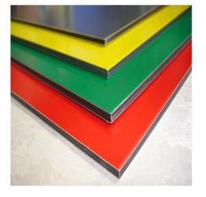 China 1220mm High Gloss Aluminum Composite Panel Weather Resistant 3mm factory