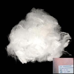 China High Resilience PP Staple Fiber For Carpets / Blankets / Area Rugs factory