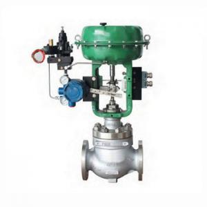 China DN20 Diaphragm Actuated Control Valve 1.6Mpa Pneumatic 3 Way Flange Valve with Positioner factory