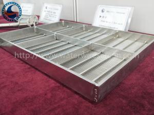 China 1.0mm Slot Pulp And Paper Mills Wedge Wire Panels factory