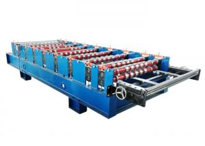 China Manual Control Roof Panel Roll Forming Machine Power Supply 380V 60HZ 3 PHASES factory
