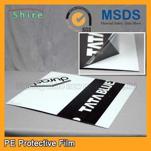 China Custom Thickness LDPE Protective Films For Corrugated Aluminum Sheet on sale