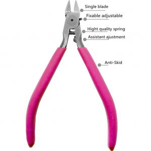 China 5 Plastic Cutting Pliers Nippers Single Cutting Edge Arts Crafts Industrial Grade factory