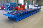 16 Stations Metal Sheet Roll Forming Machine For Roof And Wall Profile With Cut