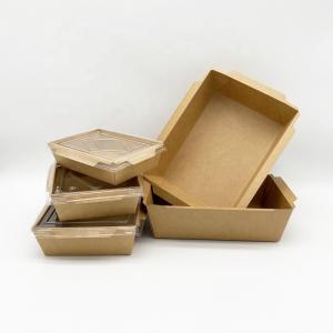 China Greaseproof Disposable Paper Containers For Taking Away Express Food factory