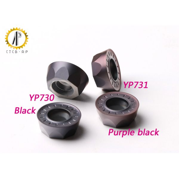 R6 Round Full Name RPMT1204MO Tungsten Carbide Milling Inserts For Mould Roughing Machining
