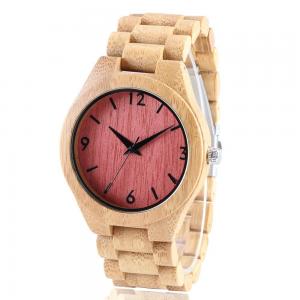 China Solid wood wooden wrist wall clock watch factory