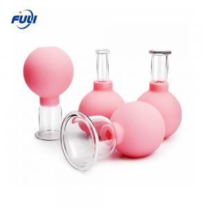 China 4 Pieces Facial Cupping Set - Vacuum Suction Cups, Silicone Cupping Therapy Set, Works For Fine Lines And Wrinkles factory