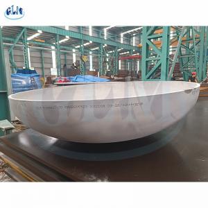 China Stainless Steel Ellipsoidal Dish End 2200mm Diameter 25mm Thickness factory