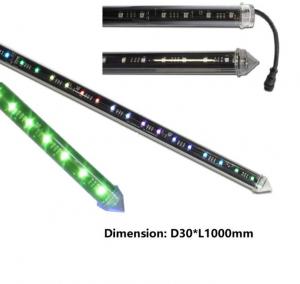 China 360 Degree DMX512 3d Vertical neon Tube Light ws2812b ws2813 ws2815 apa102 apa107 ns107s hd107s 360degre pixel neon tube factory