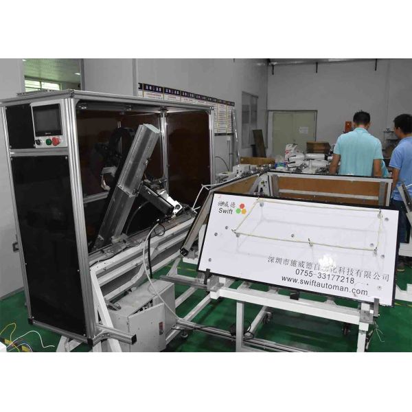 Customized Automatic Cable Tie Tool AC220V 50 / 60Hz Electrical Powered With Robot Arm