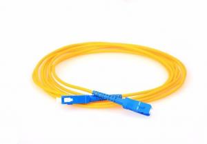 China Military FTTH Indoor Fiber Optic Patch Cord Cable With SC UPC Male Connector factory
