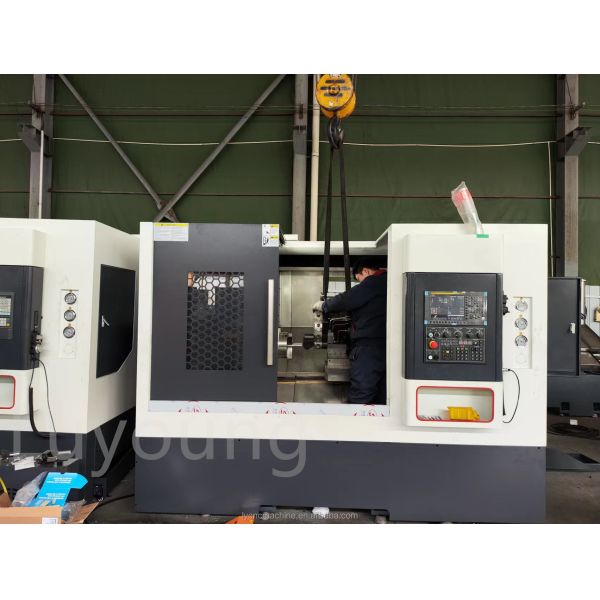 3 Jaw Manual Chuck TCK56 750mm Bench Mini small Horizontal Lathe Machine GSK CNC Control