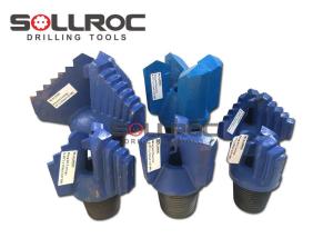 China Step Drag Drill Bits Chevron Drag Bits With Tungsten Carbides factory