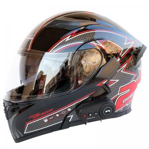 China Bluetooth Motorcycle helmet unisex double lens open face motorcycle helmet for sale 16 color 4 size factory