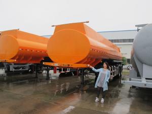 China CIMC 30m3  stainless steel oil tank trailer for palm oil and coal tar transportation factory