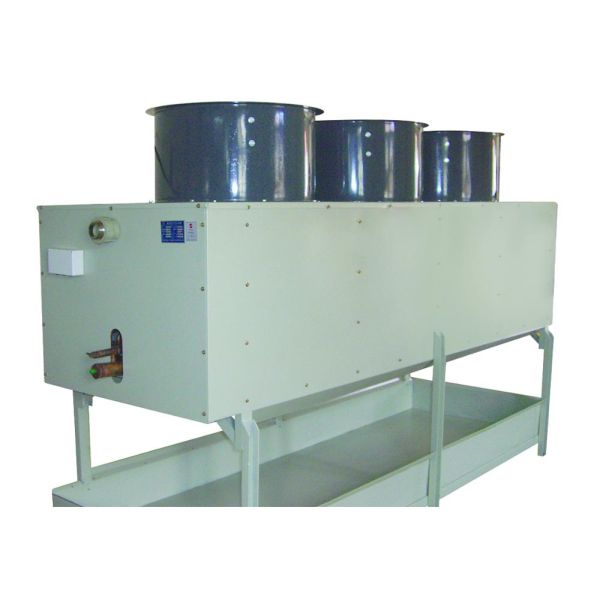 Compressor evaporative air cooler