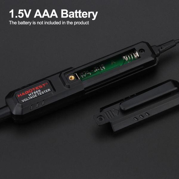 HT86B Digital Multimeter 12-300V AC DC Digital Voltage Detector Electrician Tools Pen Shaped Multimeter Voltmeter