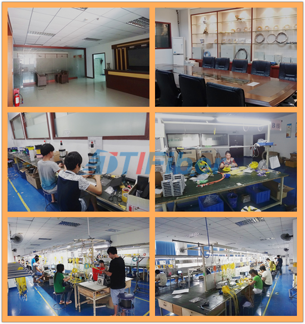 Aqua OM3 Simplex / Duplex Fiber Optic Adapter for Telecomunication Network