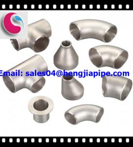 China Stainless steel butt welded pipe fittings factory