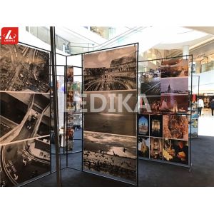 Buy cheap Coal Black Photography Exhibition Aluminum Square Truss For Indoor Events from wholesalers