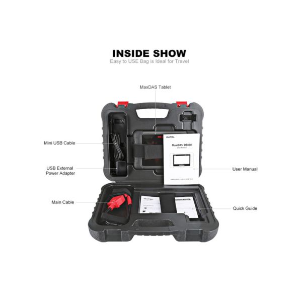Autel Maxidas DS808 OBD2 Diagnostic Tool Upgrad of DS708 with Full set OBDI Adapters automotive Scanner Same Function as