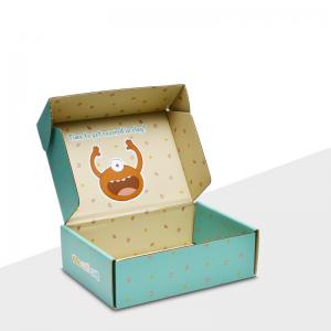 China Stable Cardboard Corrugated Gift Box For Shipping Shoes Stackable factory