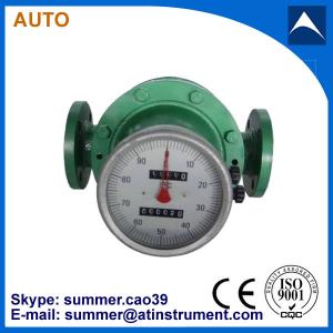 China cast iron cheap oval gear flow meter for pulse output with low cost on sale