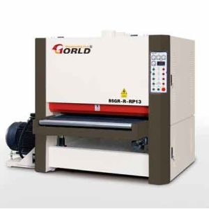 China 1220 mm Width Plywood MDF Particle Board 3 Heads Wide Belt Calibration Sanding Polishing Sander Machine BSGR-R-RP13 factory
