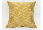 Modern Style Decorative Sofa Pillows , Embroidered Geometric Throw Pillows