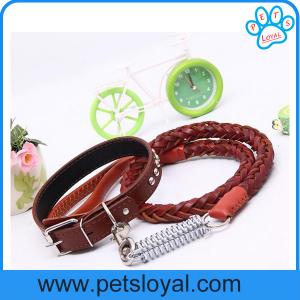 China Hot Sale Leather Dog Leash Collar China Factory Wholesale factory