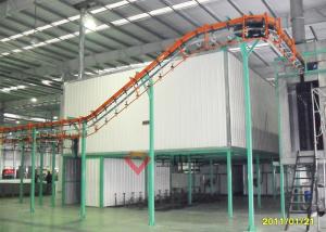 China Big Whirlwind Room Powder Coating Production Line For Computer Part factory