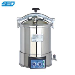 China SED-250P Timer Range 0-60min Medical Pharmaceutical Machinery Equipment Portable Pressure Steam Sterilizer Machine factory