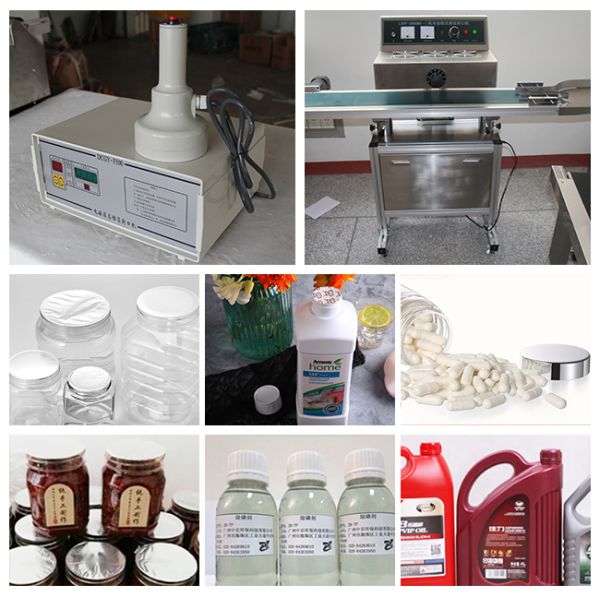 0 - 12 M/Min Sealing Speed Vertical Sealing Machine Glass Bottle Paper Cup Sealing