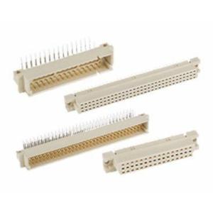 Male Header DIN 41612 Connector , Right Angle Header Connector Gold Flash