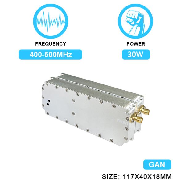30W 400-500MHz Power Amplifier Module for Drone Jamming Device Uav GaN PA Anti