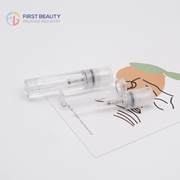 Clear Plastic Perfume Tester Bottles Empty 8ml 10ml Refillable