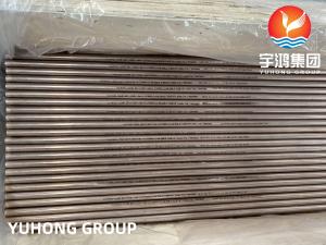 Copper Nickel Alloy Tube ASTM B111  C70600 / CuNi10Fe1Mn, Heat Exchanger / Condenser/Cooling Application