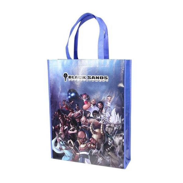 Custom PP Woven Non Woven Shopping Bags with Customized Printing for Promotion Use