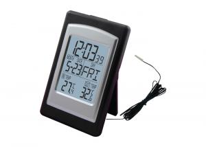 China New LCD Digital Indoor Outdoor Thermometer Tester Alarm Clock Function Calendar with temp sensor MS0100 on sale
